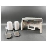 2 Toilet Brushes & 1 Foldable Step Stool