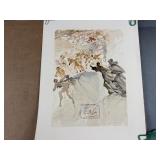 Signed Salvador Dali Lithograph w/ CofA