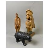 Vintage Carved Nut Cracker & More