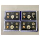 4 1968 Proof Sets