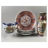 Vtg Japanese Arita Ware Plates & More