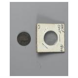 Rare 1804 Plan Drape Bust Half Cent Coin