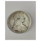 1780 Austria Maria Theresa Silver Thaler