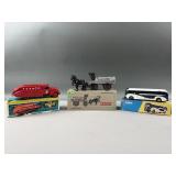 Vintage Die Cast Vehicles & Horse & Tanker
