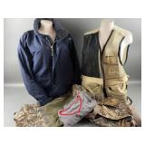 Vintage Gear Lrg Jacket,  Hunting Vest & More