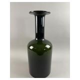 Danish MCM Holmegaard Otto Brauer Gul Glass Vase