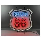 Vintage Route 66 Neon Light