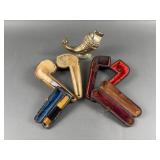 Vintage/Antique Smoking Pipes, Lighter & More