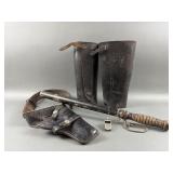 Vintage Leather Boot Leggings & More