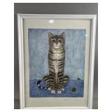 Vintage Framed Print Sheba by Walter Linder