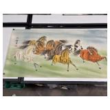 Vintage Chinese Hand-Painted Scroll