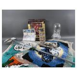 Vintage Glass Clock & More