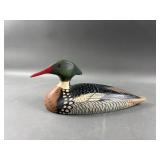 Signed Wooden Duck Decoy