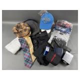 Assorted Caps, Berets Shirts & More