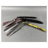 3 Vintage Straight Razors