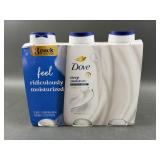 3 pack Dove Body Wash