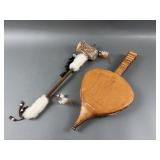 Native American Shaker & Fireplace Bellow