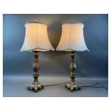 2 Antique  Style Table Lamps