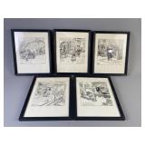 Vintage Gaar Framed Comics