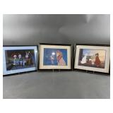 (3) Framed Disney Lithographs