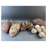 Vintage Rawlings Baseball Gloves & More