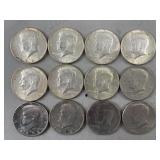 1960ï¿½s, 70ï¿½s & 84 Kennedy Half Dollars
