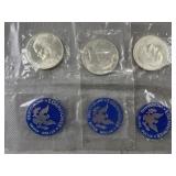 3- Eisenhower Uncirculated Silver Dollar