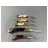 (5) Assorted Pocket Knives