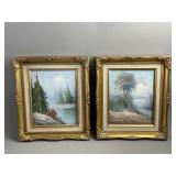 Vintage Signed Framed Oil Paintings