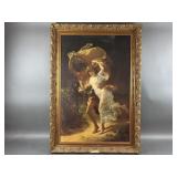 "The Storm" Framed Oil  Painting