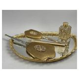 Vintage Hollywood Regency Style Vanity Set