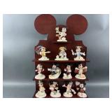 (12)  Lenox Calendar Disney Figurines & Stand