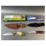 (2) Chipaway Cutlery Hunting Knives