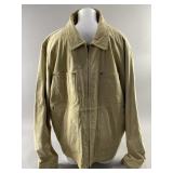 Menï¿½s Vtg Leather Jacket The Territory Ahead