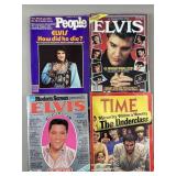 Lot of Vintage Elvis People, Time Magazines & More