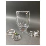 Orrefors Vase, Swarovski, & More