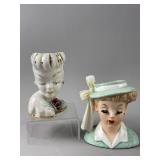 Vintage Glamour Girl Gold Gilded Vase & More