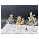 (3) Lenox  Disney 3" -  4" Tall Ceramic Figurines