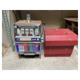 Vtg Bally Electromechanical Slot Machine w/Stand