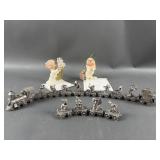(14) Piece Disney Die Cast Train 2" High & More