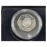 The Royal Mint D-Day 50P .925 Silver Coin COA