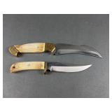 (2) Chipaway Cutlery Hunting Knives