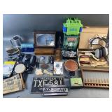 Lot of Contents on Table