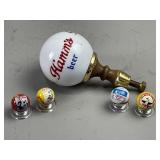 Vintage Hammï¿½s Beer Tap Handle & More