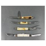 (4) Assorted Pocket Knives