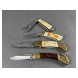 (4) Assorted Pocket Knives