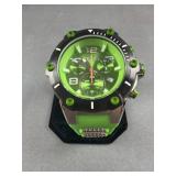 Invicta 50mm Speedway Viper Quartz Green