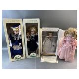 Heritage Collection Porcelain Doll w/ COA & More