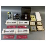 Lot of Wrist Watches, Pen Watches, & More