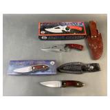 (2) Chipaway Cutlery Hunting Knives